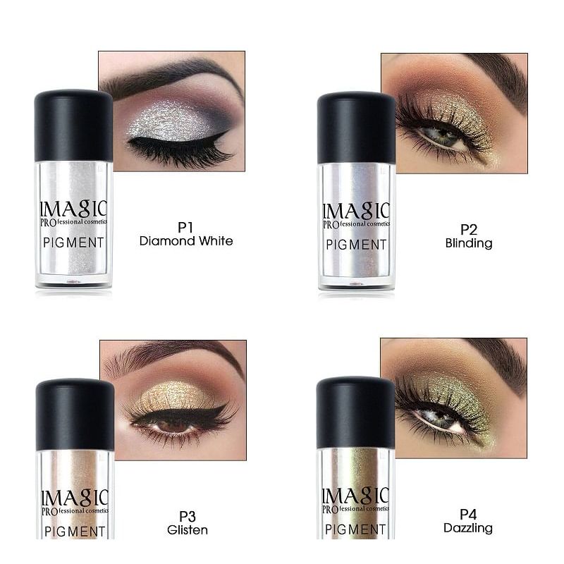 IMAGIC - Рассыпчатые пигментные тени для век - 9 цветов