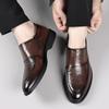 Fashion High Quality Summer Fashion Hollowed Out Business British and Korean Leather Shoes for Men's Comfortable Cowhide Leather Shoes