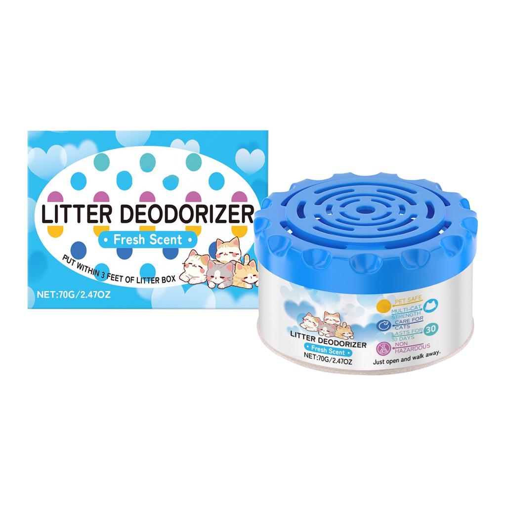 Дезодорант для кошачьего туалета Fresh Scent Candy Cat Toilet Deodorant Gel Freshener, 70 г