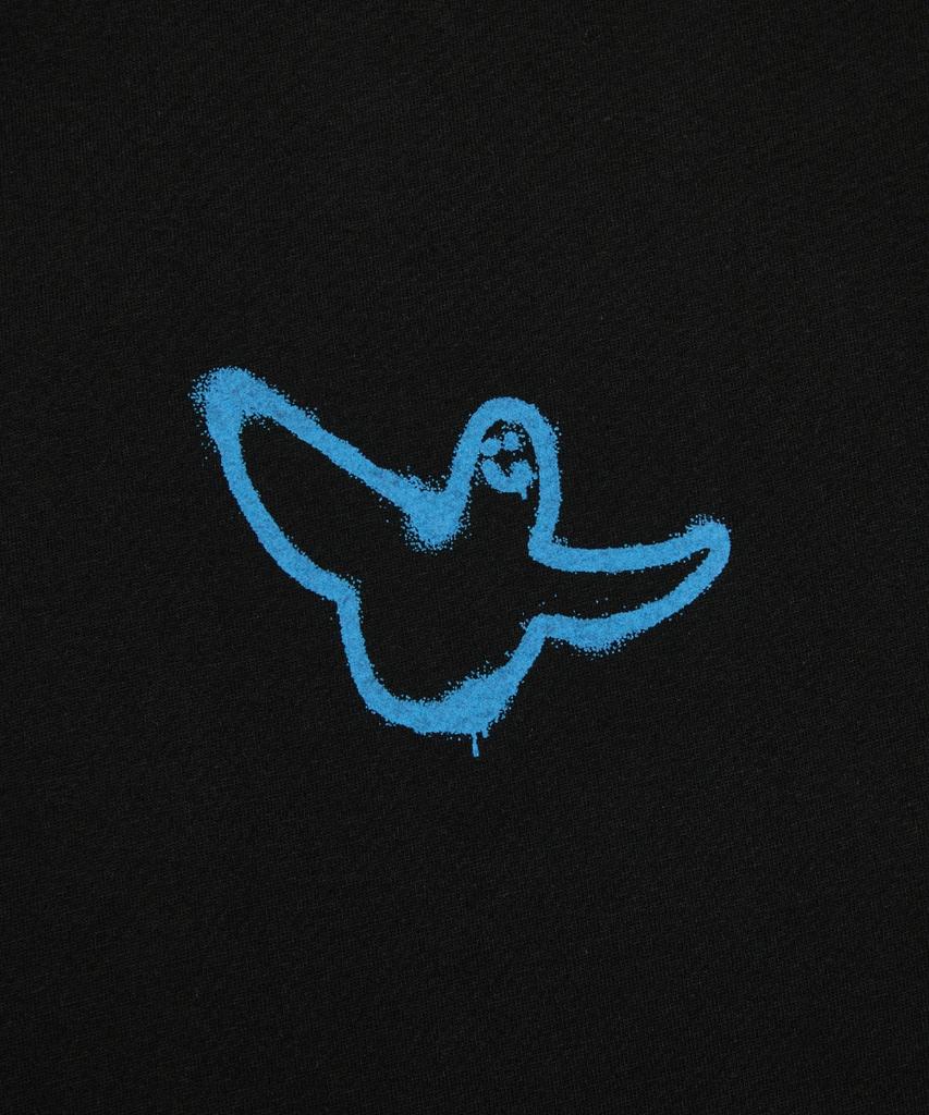 MARK GONZALES Angel Spray Short Sleeve T-Shirt - Black