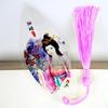 Chinese Style Four Beauties Leaf Vein Bookmark - Artistic Craft Gift