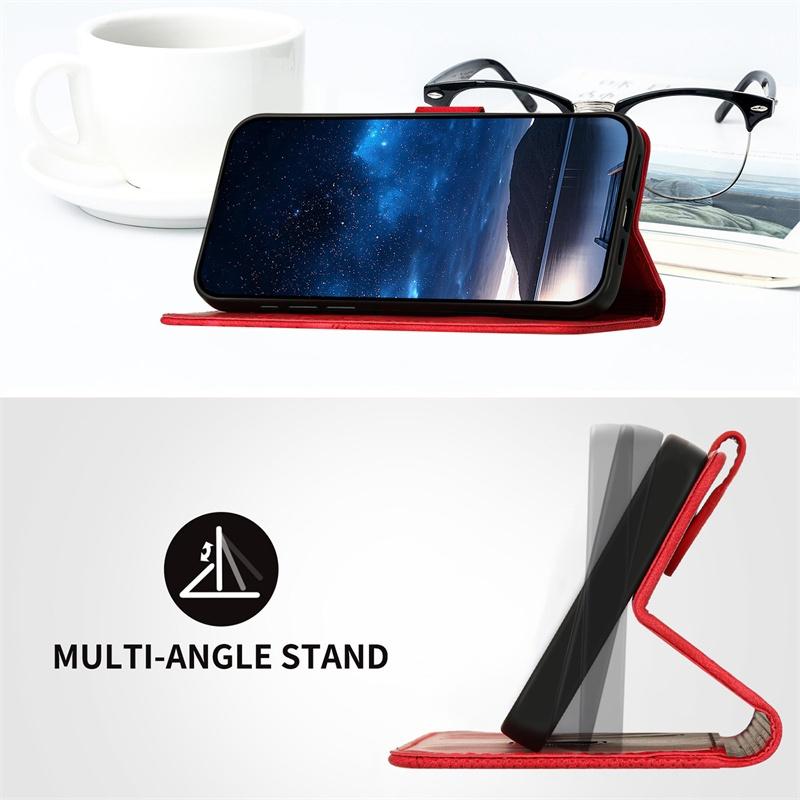 Кожаный чехол-кошелек для Redmi Note 12S 12R 12 Explorer 13 Pro Plus 4G 5G Flip Case Stand Protective Cover
