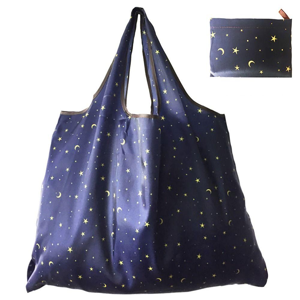 Large Capacity Shopping Bag Heavy Duty Tote Pouch Foldable Recycle Bag Groceries