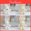 Cute Plush Rabbit Stuffed Animal Toy With Ribbon Bow For Home Decor Office