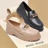 New Rain Shoes Women's Shoes Single Shoes Non-slip Soft Sole Thick Sole Waterproof Low Top Fashion Retro British Pedal Loafers