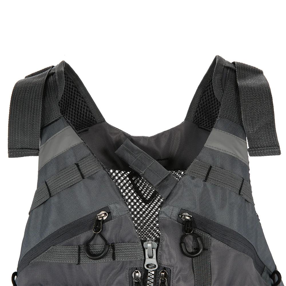 Спасательный жилет Спасательный жилет Рыбалка Спорт на открытом воздухе Летающая куртка Безопасный жилет выживания