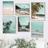 Пляжный пейзаж настенные художественные картины холст картины скандинавский морской пейзаж постеры и принты для гостиной украшение дома