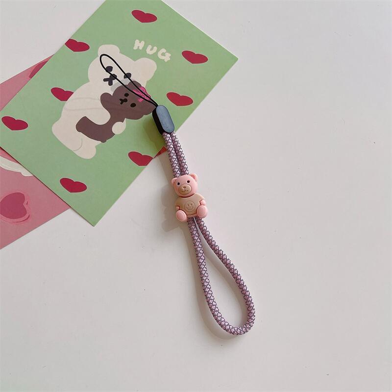 Милый ремешок для телефона, креативный модный цветочный ремешок для телефона, портативный браслет для женщин, аксессуары для мобильных телефонов на запястье