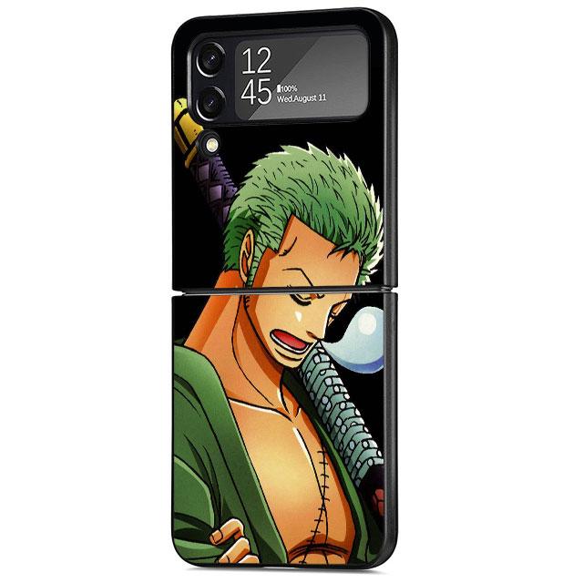 Черный жесткий ПК чехол для Samsung Galaxy ZFlip Z Flip 3 5G Z Flip 4 ZFlip3 Flip3 Flip4 zflip LuffysOnes Pieces Coque