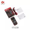 Мини-цифровой мультиметр Autol Range Ut123, 3999 счетчиков, измеритель напряжения переменного и постоянного тока, резистор, температура, тестер непрерывности NCV