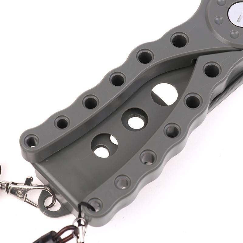 Пластиковые рыболовные плоскогубцы с захватом, инструмент для извлечения крючка, прочный захват для сома с нескользящей ручкой и шнуром