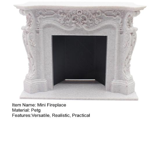 Миниатюрная модель камина для 1:12 Кукольных домиков Реалистичная игра понарошку Дисплей Камины Европейский стиль Модель очага Аксессуары Реквизит для фотосъемки
