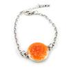 [H4781] - Orange 'Nora' Designer Bracelet