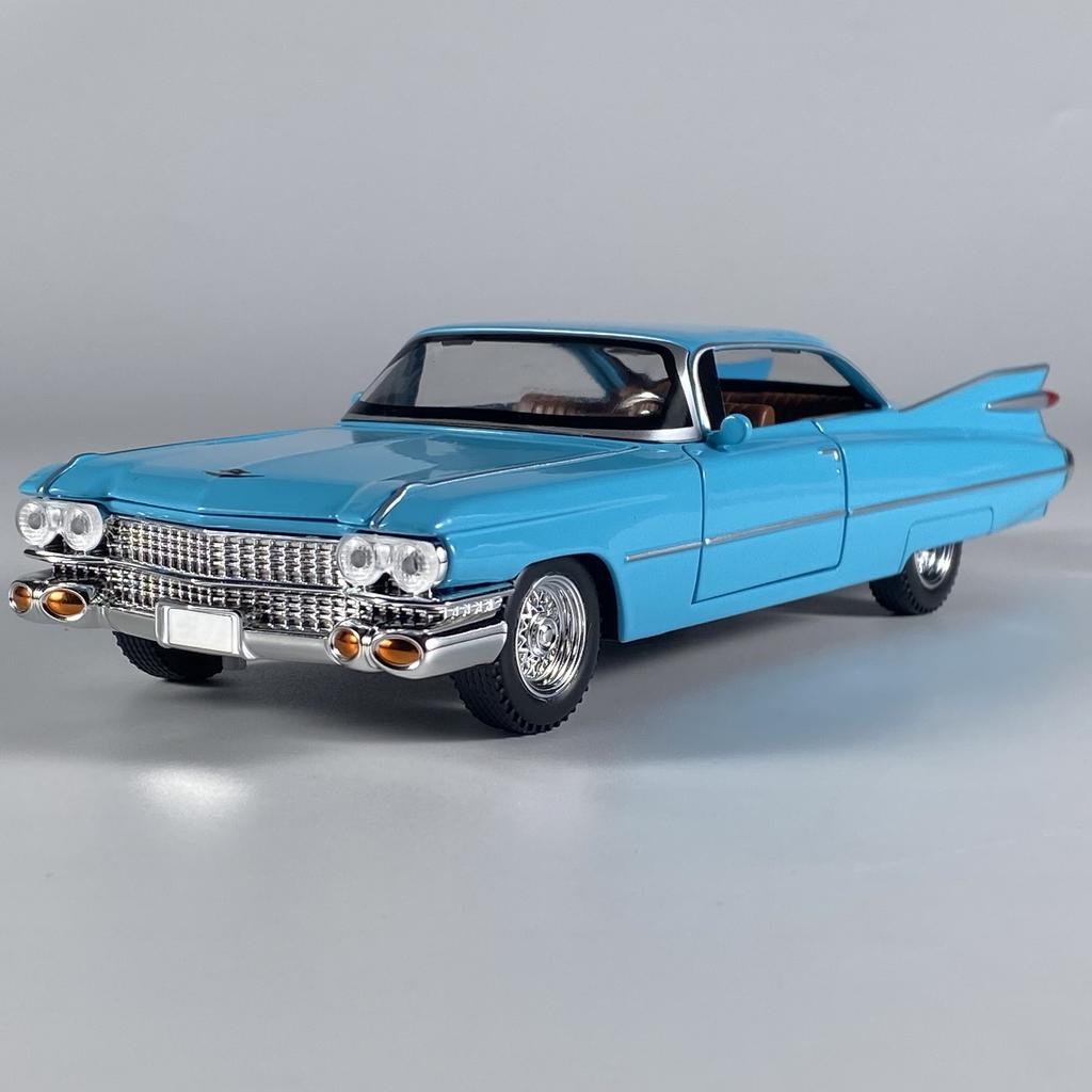1:24 Scale Cadillac Eldorado Biarritz 1959 Series 62 Alloy Diecast Metal Model Desktop Ornaments Kids Gift Birthday Present Boys