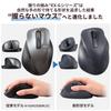 ELECOM Mouse Wireless Mouse Wireless Quiet S Size 5 Buttons Evaluation Certified Antibacterial Black EX-G 2.4GHz "AskDoctors Service" M-XGS30DBSKBK