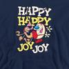 Ren & Stimpy Mens Happy Happy Joy Joy Hoodie