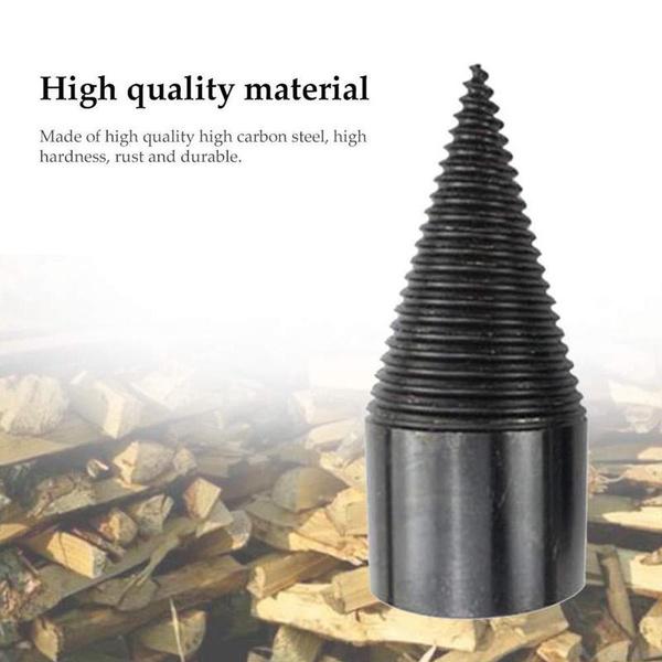 4 шт./компл., сверло для раскалывания дров, шестигранная/квадратная/круглая ручка, 32/38/42 мм, высокоскоростная сталь, дровокол, дрель, конус, деревообрабатывающий электроинструмент