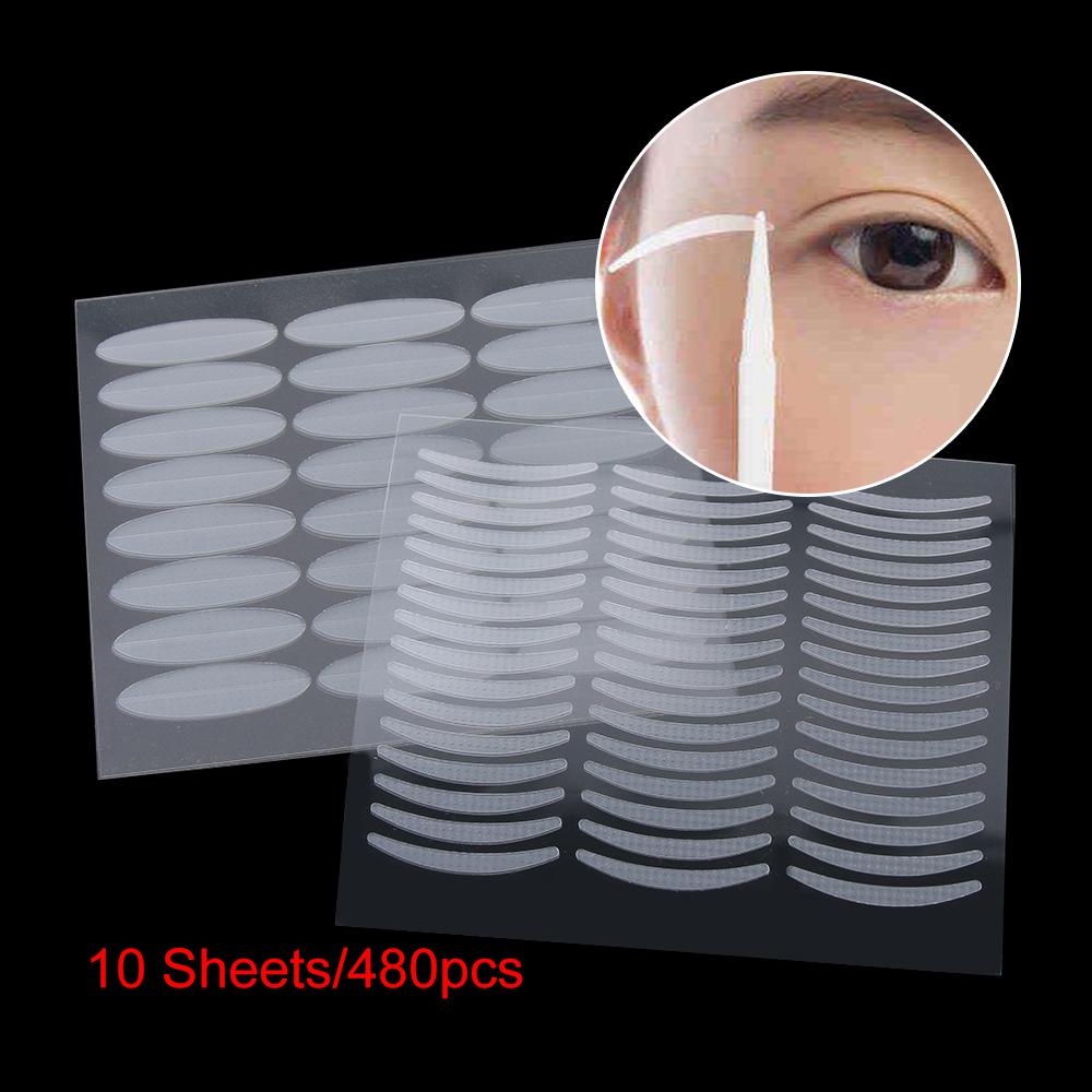 Women Beauty Invisible Breathable Eyelid Stickers Double Side Eyelid Transparent Eye Makeup Tape