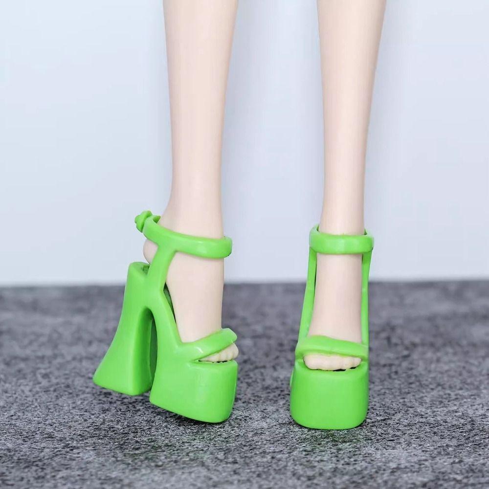 30cm 1/6 Doll Shoes Original Figure Doll Sandals High Quality High Heels Shoes Doll Accessories