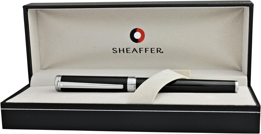 Sheaffer Fountain Medium Onyx Officially Imported ITS9235PN-M Dual-Use Pen, Nib, Black,