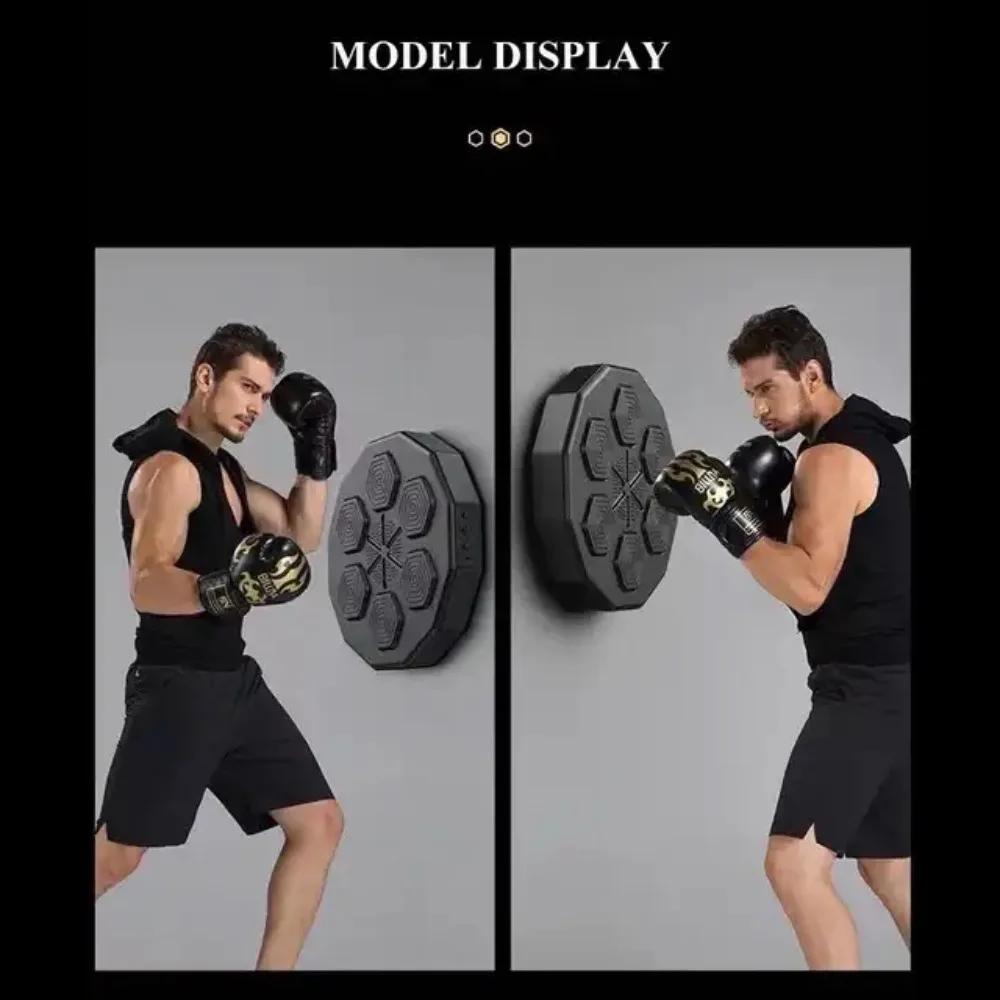 Smart Music Boxing Machine Wall Target LED Mounted Sandbag Relaxing Exercise Agility Reaction Training Target for Boxing Sports
