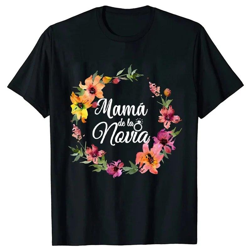 Французская футболка Evjf для испанского свадебного душа, футболка для невесты, футболка с цветочным принтом, девичник, друзья, женская одежда для девичника