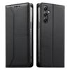 Stitched Line Magnetic RFID Vegan Leather Phone Case, Card Slots Wallet Shockproof Protective Flip Cover For Samsung Galaxy A06 / A07 4G / 5G