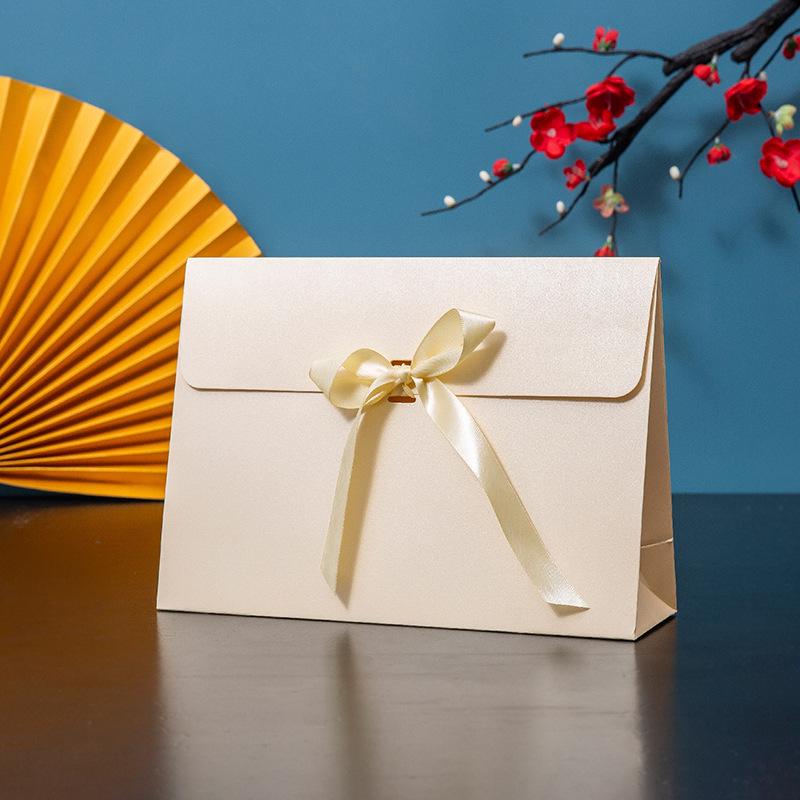 Folding Flip-top Gift Box for Underwear, Stockings, and Silk Scarves