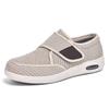 Wide Toe Walking Shoes Hook and Loop Walking Shoe Lightweight Strap Sneaker Width Breathable Elder Shoes Edema Swollen for Women Men