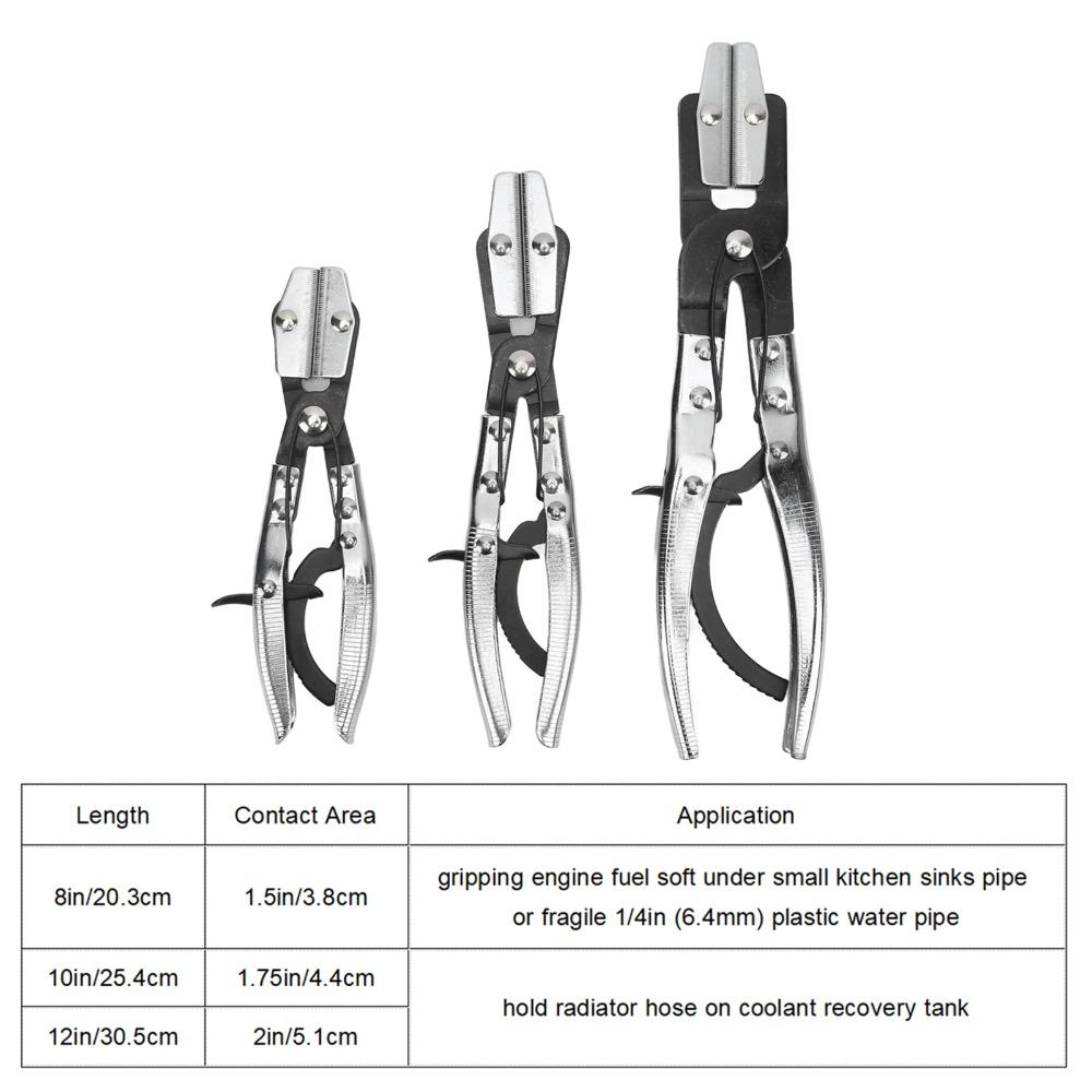 Carbon Steel Hose Pinch Off Pliers Electrophoresis Chrome Plating Hose Pinch Off Clamp  Plumbing