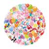 50 Valentine's Day Balloons Graffiti Stickers Luggage Laptop Skateboard Mobile Phone Waterproof Decorative Stickers