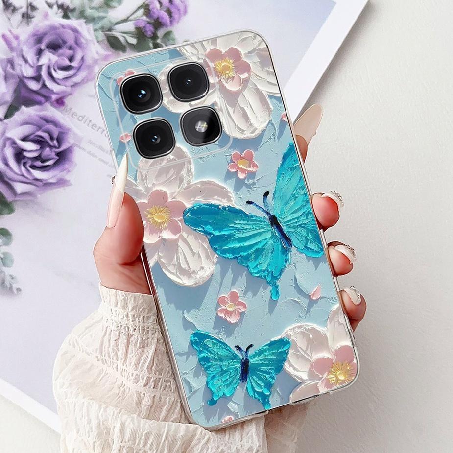 For Xiaomi Mi 14T Pro Case Cute Cat Fashion Painted Cover Soft Silicone Phone Case For Xiaomi 14T Pro Mi14T 5G Back Cover Bumper
