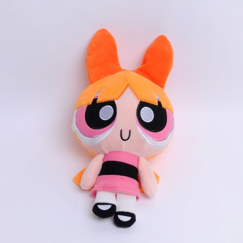 kawaii Cartoon anime Girls Plush Toys Cute Blossom Buttercup Bubbles stuffed Plush dolls brithday Gifts For kids