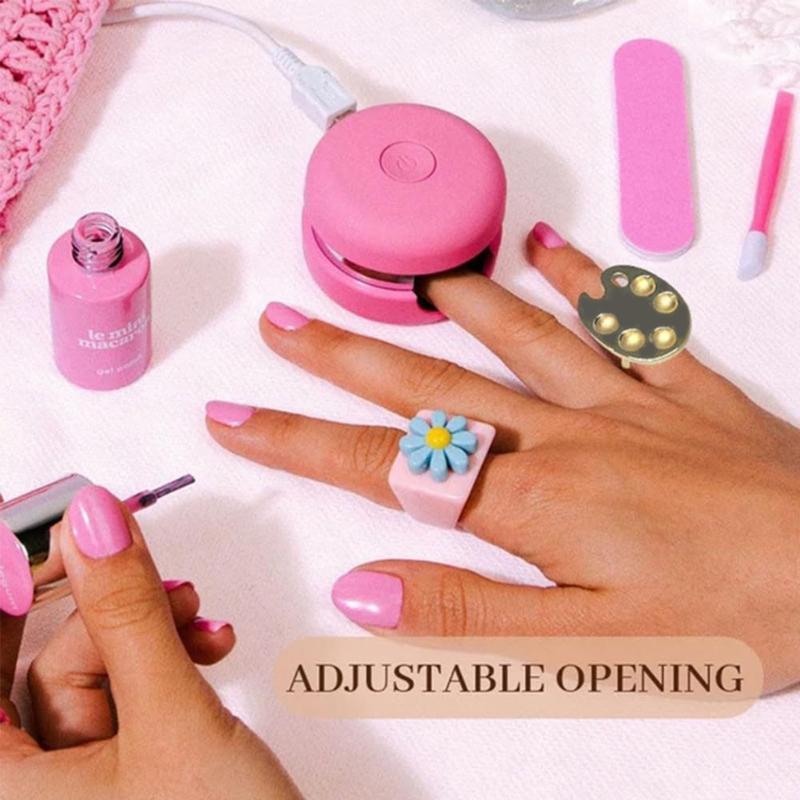 Палитра для смешивания лаков для ногтей, Палитра для нейл-арта, Маленькая палитра цветов для нейл-арта, Кольцо на палец, Легко чистить, Инструмент для маникюра