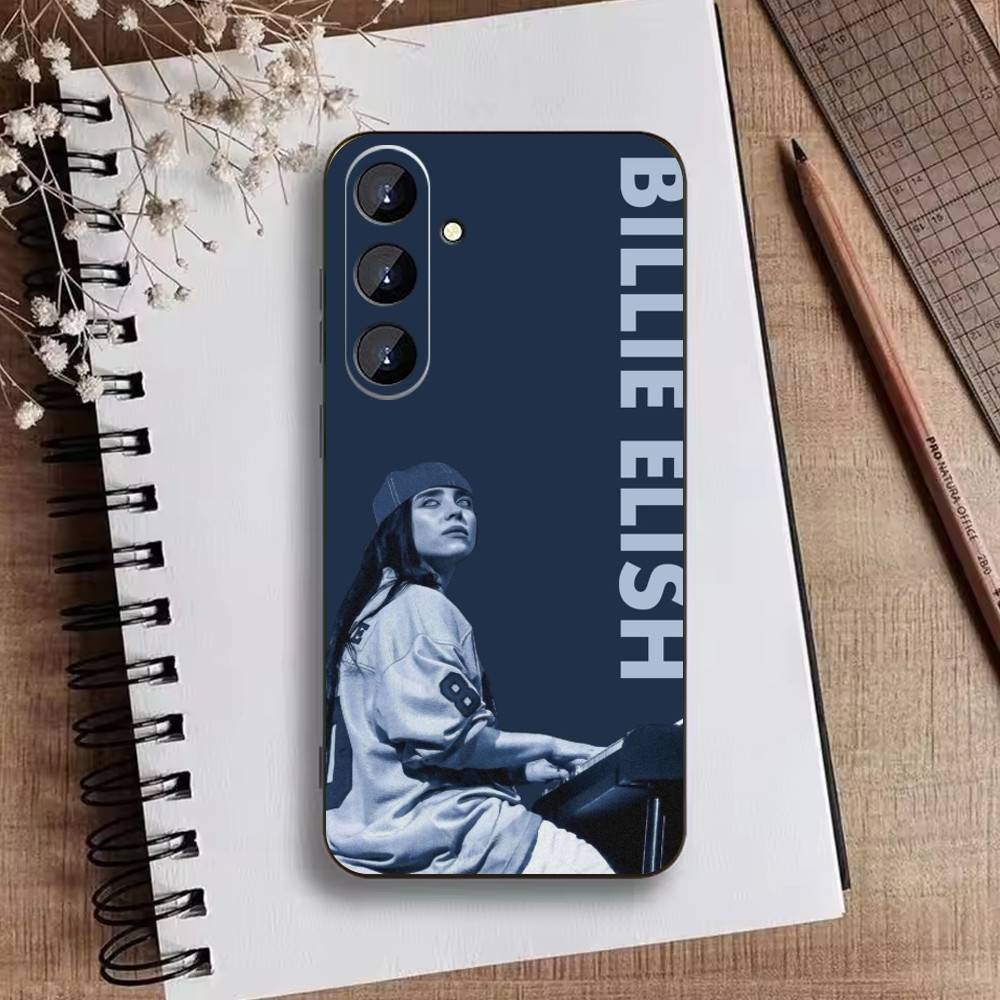 Чехол для телефона S-Singer B-Billie Eilish для Samsung Galaxy A73, A72, A71, A70, A52, A51 Другие Мягкий Черный Чехол