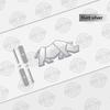 Auto Metal For Rhino Rhinoceros Logo Suzuki Jimny Car Body Rear Trunk Badge Decals Personality Three-Dimensional Sticker