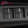 Наклейка на переключатель подъема окна, дверная кнопка, внутренняя отделка из АБС-пластика, хромированная декоративная наклейка для Honda CRV CR-V, подходит для HRV City