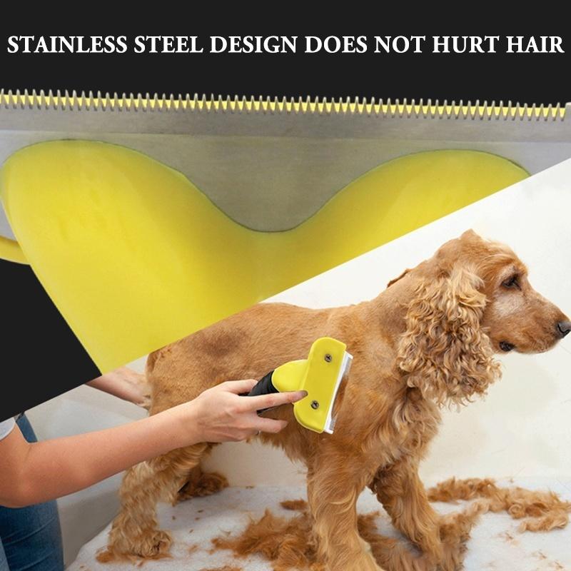 Расческа для собак/кошек, расческа для удаления волос, нож для расчесывания, щетка для удаления шерсти домашних кошек, чистящие средства для домашних животных