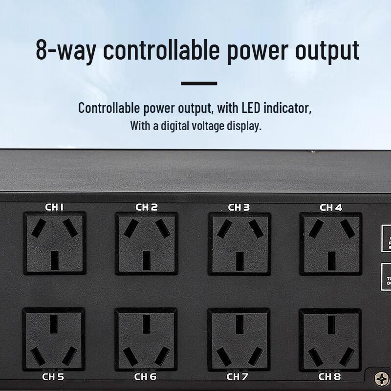 Huidu IP-2108 8-Channel Network Power Sequencer