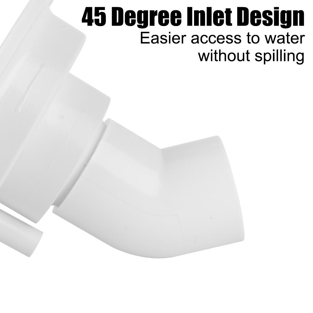 Gravity Fresh Water Fill Hatch RV Accessories 80mm Inlet Filter Lockable For RV Boat Camper Trailer White Caravan Accessories