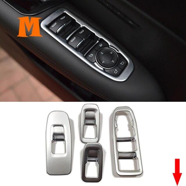 Для Cadillac XT5 2016 17 18 19 автомобильная дверь, окно, стекло, подъемник, переключатель управления, панель, накладка, наклейка, аксессуары, ABS, хром