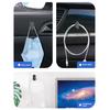 4Pcs Hidden Car Hooks ABS Adhesive Back Seat Organizers for Keys Masks Chargers Multi-surface Car Hooks for Leather Glass Tile