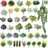 Yunsailing 40 штук искусственных суккулентов, искусственные реалистичные неукорененные мини-суккуленты для DIY сада, дома, офиса, внутреннего декора (пресная)