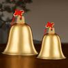 1 Pc Copper Bell Pendant Feng Shui Accessories Home Furnishings Outdoor Blessing Bell Christmas Decorations Wind Chime Crafts