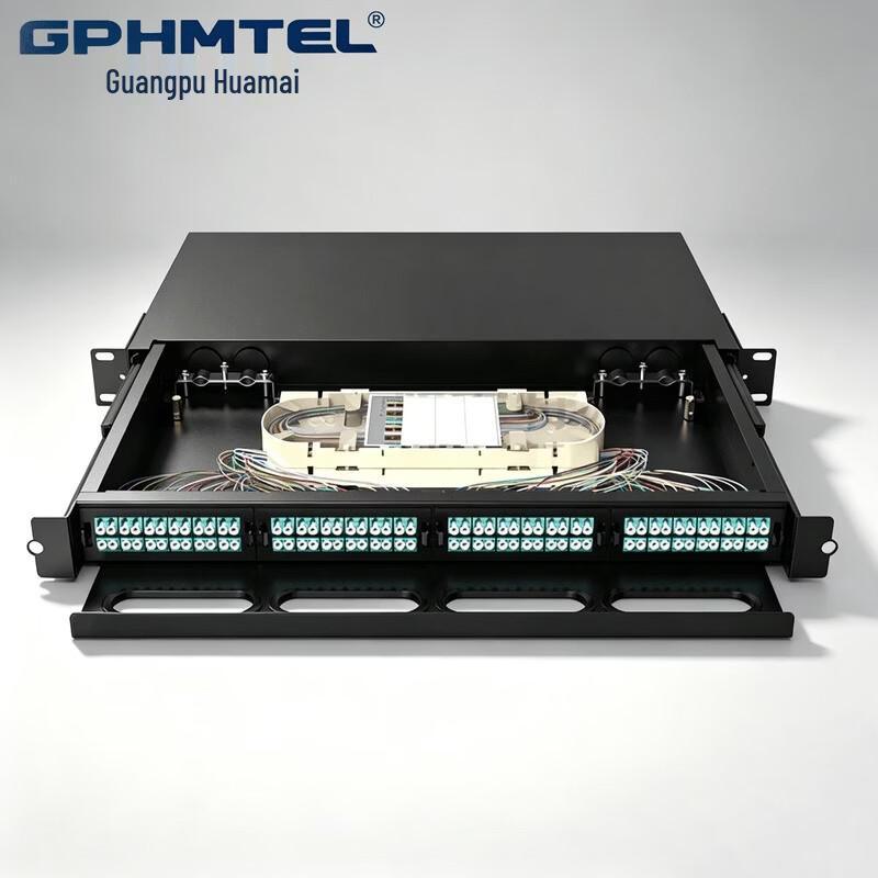 GPHMTEL 1U High-Density Fiber Optic Patch Panel