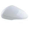 1x White Car Left Driver Side Mirror Cover Cap Replace For Ford Fusion 2013-