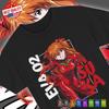 Футболка с изображением Аски из аниме и манги Neon Genesis Evangelion, косплей