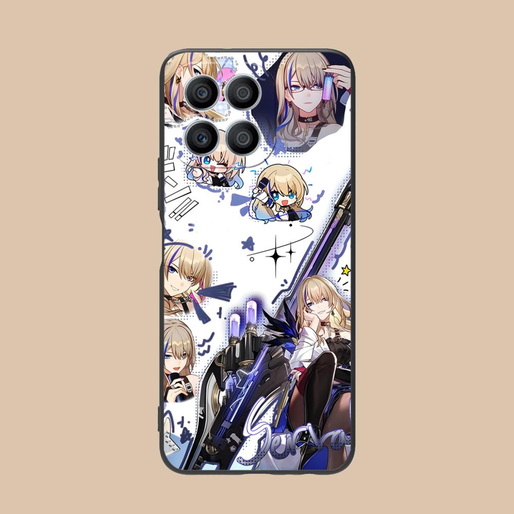 HSR Сервал Матовый ТПУ Чехол для Мобильного Телефона для Honor 90 80 70 60 50 30 20 10 9 8 7 Pro S SE Lite 5G Цветной Печатный Чехол