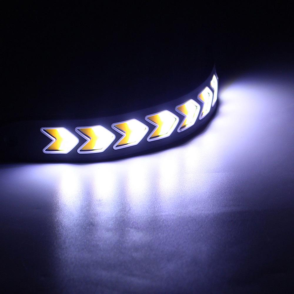 2шт 12В автомобильные светодиодные ленты DRL дневные ходовые огни поворотников лампы для грузовиков