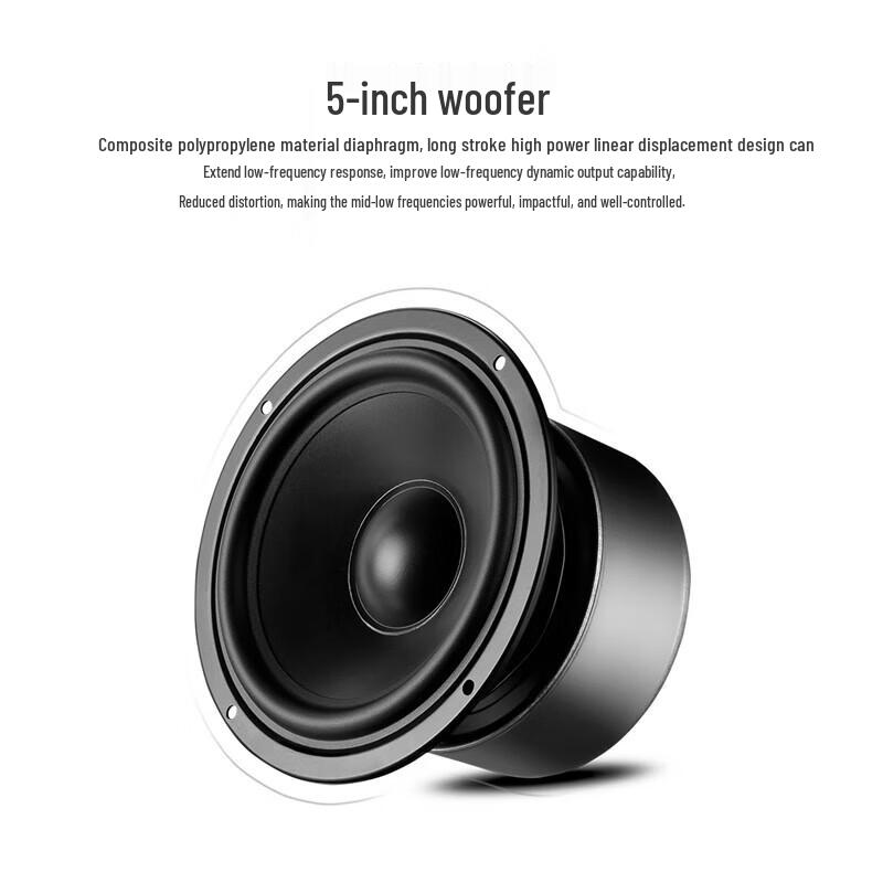 Активные Полочные HIFI Колонки HiVi M300MKII 2.0 Канала Штекер CN (адаптер в комплекте)